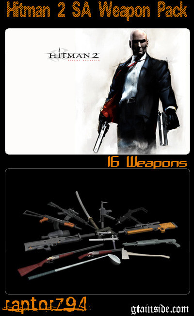 Hitman 2 SA Weapon Pack